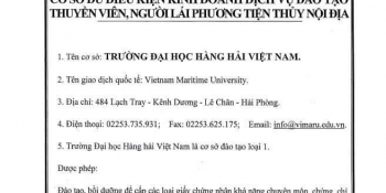 THÔNG BÁO TUYỀN SINH ĐƯỜNG THỦY NỘI ĐỊA NĂM 2020 (Ngày 08/09/2020)